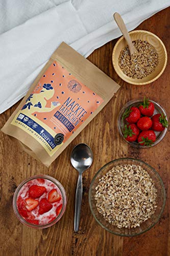 Foto von YouFlake Müsli Basis (Bio) NACKTE TATSACHEN | Müsli für Flockenquetsche | Nackthafer, Sonnenblumenkerne & Leinsamen | 5kg