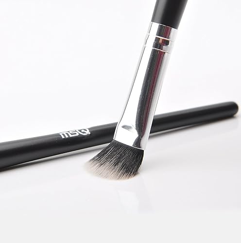 Miniatura 9 de MSQ Juego de brochas de sombra de ojos, 20 piezas, brochas de maquillaje, brochas de mezcla para sombra de ojos, delineador de ojos, cepillo de