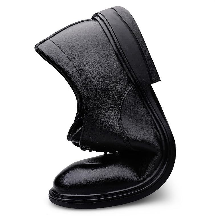 Men's Brogue Oxfords Shoes Slip On Pointed Toe Derbys Classic Formal Business Shoes Fashion Classic Lace Up Wing Tips Carved Business Dress Derby Shoes4