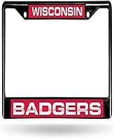 Vista 15 de Rico Industries NCAA Black Laser Cut Chrome Frame 12" x 6" Black Laser Cut Chrome Frame - Car/Truck/SUV Automobile Accessory