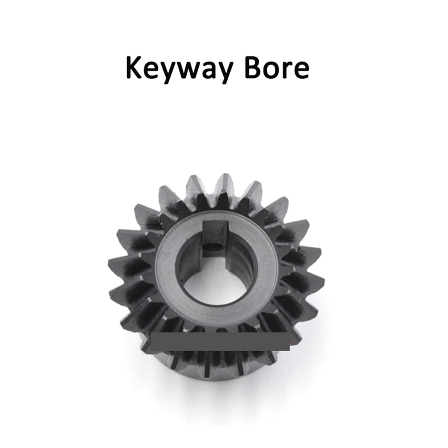 Bevel Gear 2M 20 25 30 Teeth 90 Degrees Meshing Angle Steel Gears 1:1 Speed Ratio 20T 25T 30T Bore 12-18mm 1Pcs(12mm (Keyway 4mm),20 Teeth)