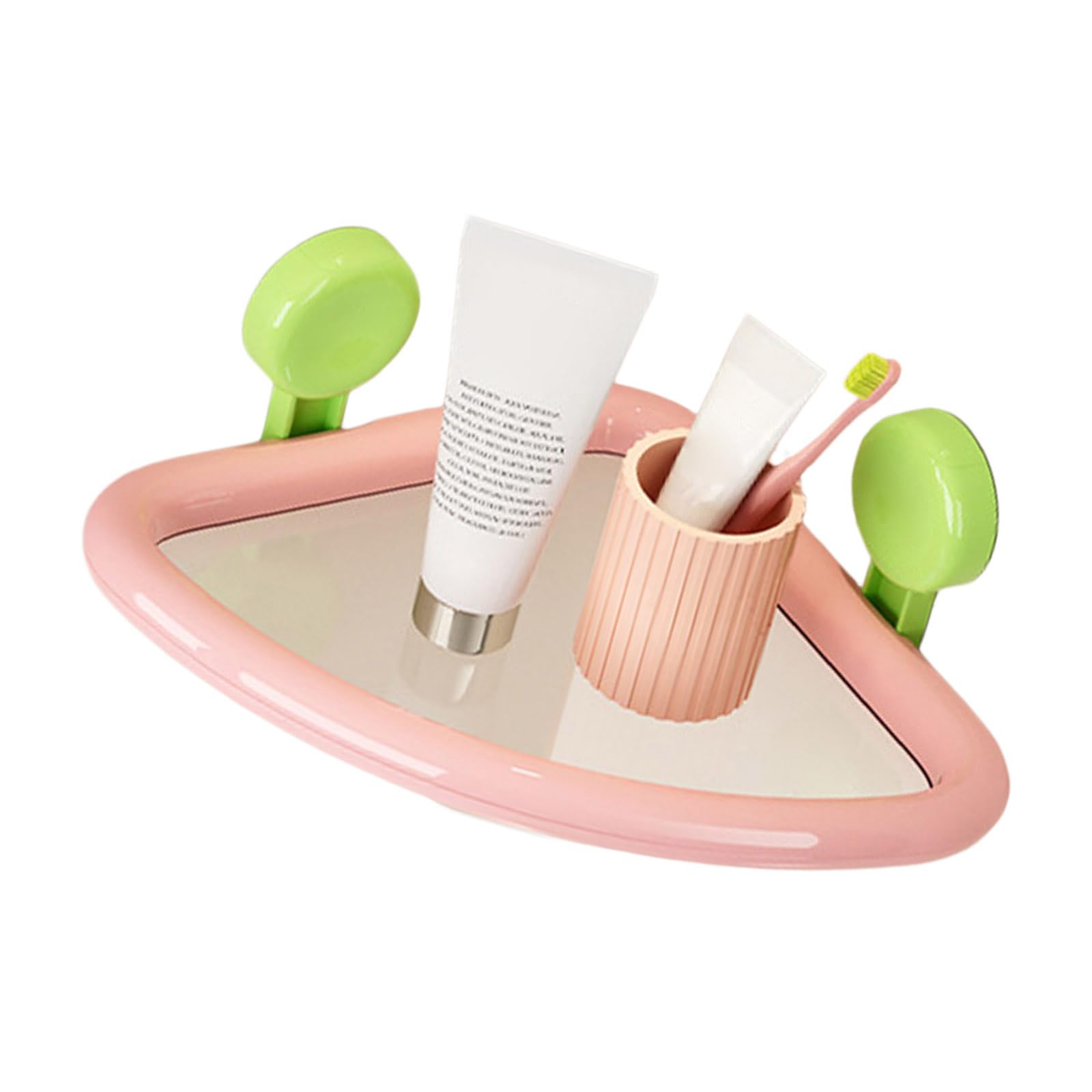Carotoe A Space Efficient Corner Shelf For Bathroom Kitchen Bs Suction Cup Storage Rack Drain Designs Bathroom Shelf
