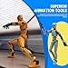 MerryXD T13 3D Action Figure,Assembly Completed Dummy Nova Tintan Lucky 13 Action Figure 3D Printed Multi-Jointed Movable Toy Blue