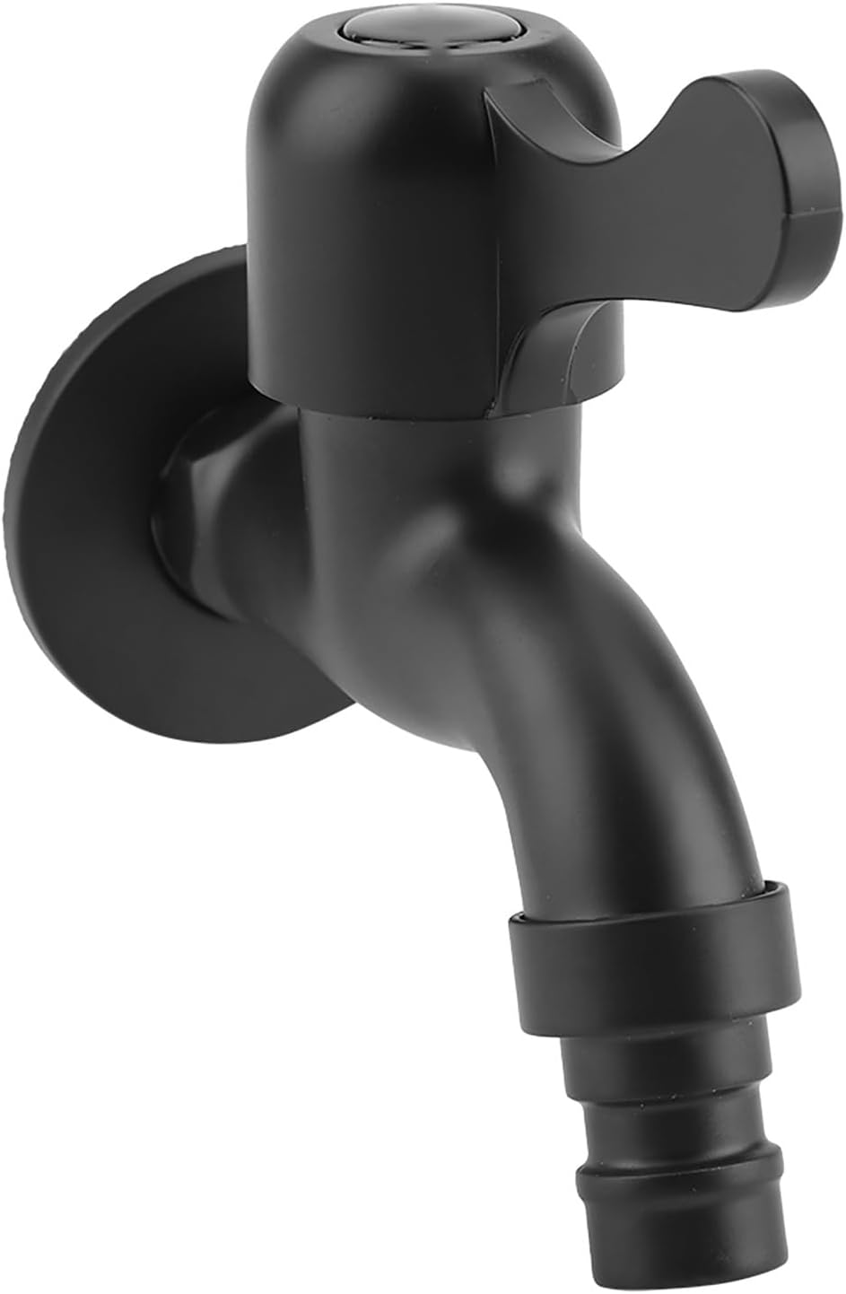 Water Filter Faucet for Kitchen Sink, 304 Stainless Steel Single Handle Faucet with 1/2" Male Thread – Black Water Filtration Faucet for Washing Machine, Garden & Bathroom Basin
