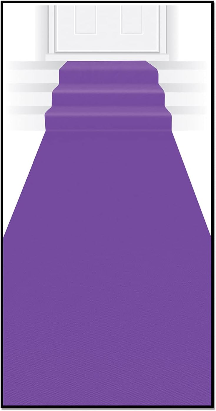 Purple Carpet Sidewalk Runner 2' x 15' (Rectangular) Purple Carpet Runner - A
