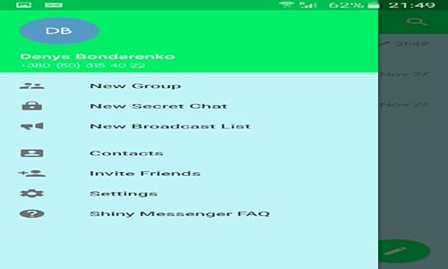 Shiny Messenger - Client for Telegram