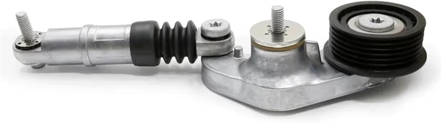 Tensioner Assembly for Auxiliary Belt for Land for Rover Freelander LR2 for Range for Rover for Evoque LR028880 LR034128 Car V-Ribbed Drive Belt Tensioner with Pulley Roller