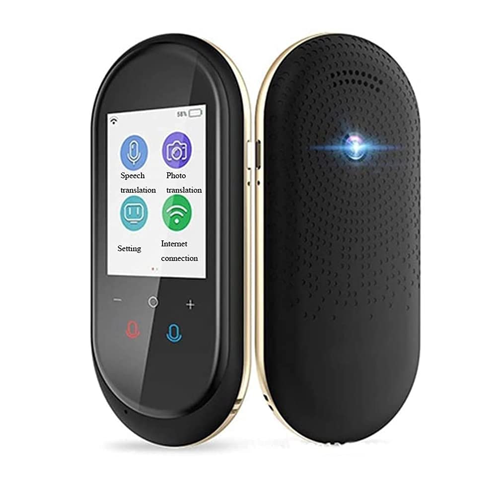 Urządzenie do tłumaczenia języka z tłumaczeniem kamery Połączenie słuchawek Bluetooth Ekran 2,4 cala 106 języków Rodzina tłumaczeń dwugłosowych Comfortable anniversary