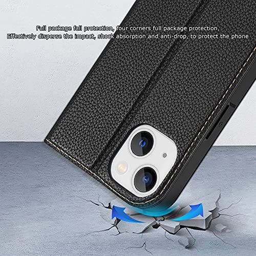 CYSUE Capa para iPhone 14/14 Plus/14 Pro/14 Pro Max, capa de telefone de couro carteira, fecho magné