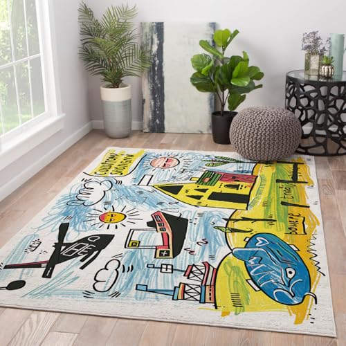 Carpette lavable à la machine 80x150cm antidérapante poil bas - 2