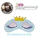 Adecco LLC Cute Sleeping Beauty Cartoon Eye Mask & Blindfold for Kid's Sweet Dreams(light blue)
