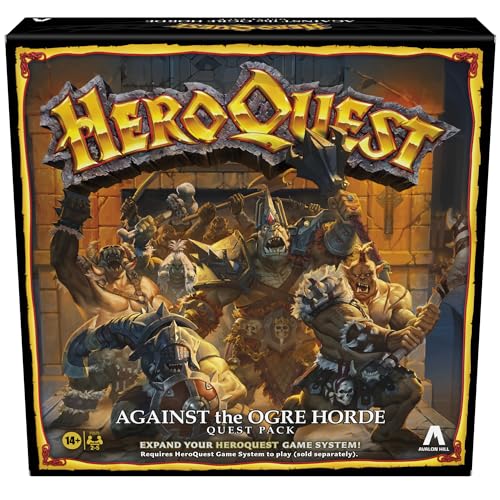Avalon Hill Heroquest Against the Ogre Horde Quest Pack Roleplaying Game Requires HeroQuest Game System to Play - English Version