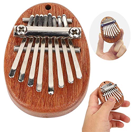 Pulgar Mini Instrumento Musical Llmz 1 Pcs Dedo Percusión Teclado Piano De Pulgar 8 Teclas Portátil Para Decoración Para Amantes De La Música Principiantes Cover