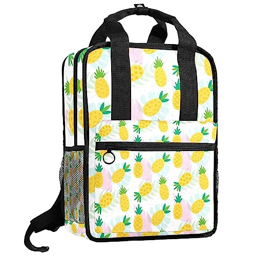 Sac à dos filles et garçons imprimé ananas rose idéal pour la maternelle et loisirs