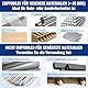 WORKPRO Schraubenausdreher Set Profi 6-teilig, Titannitrierter Linksausdreher Set aus HSS 4341 Stahl, M2-M13 Screw Extractor mit Aufbewahrungskoffer für Akkuschrauber und Bohrmaschinen, für Schrauben