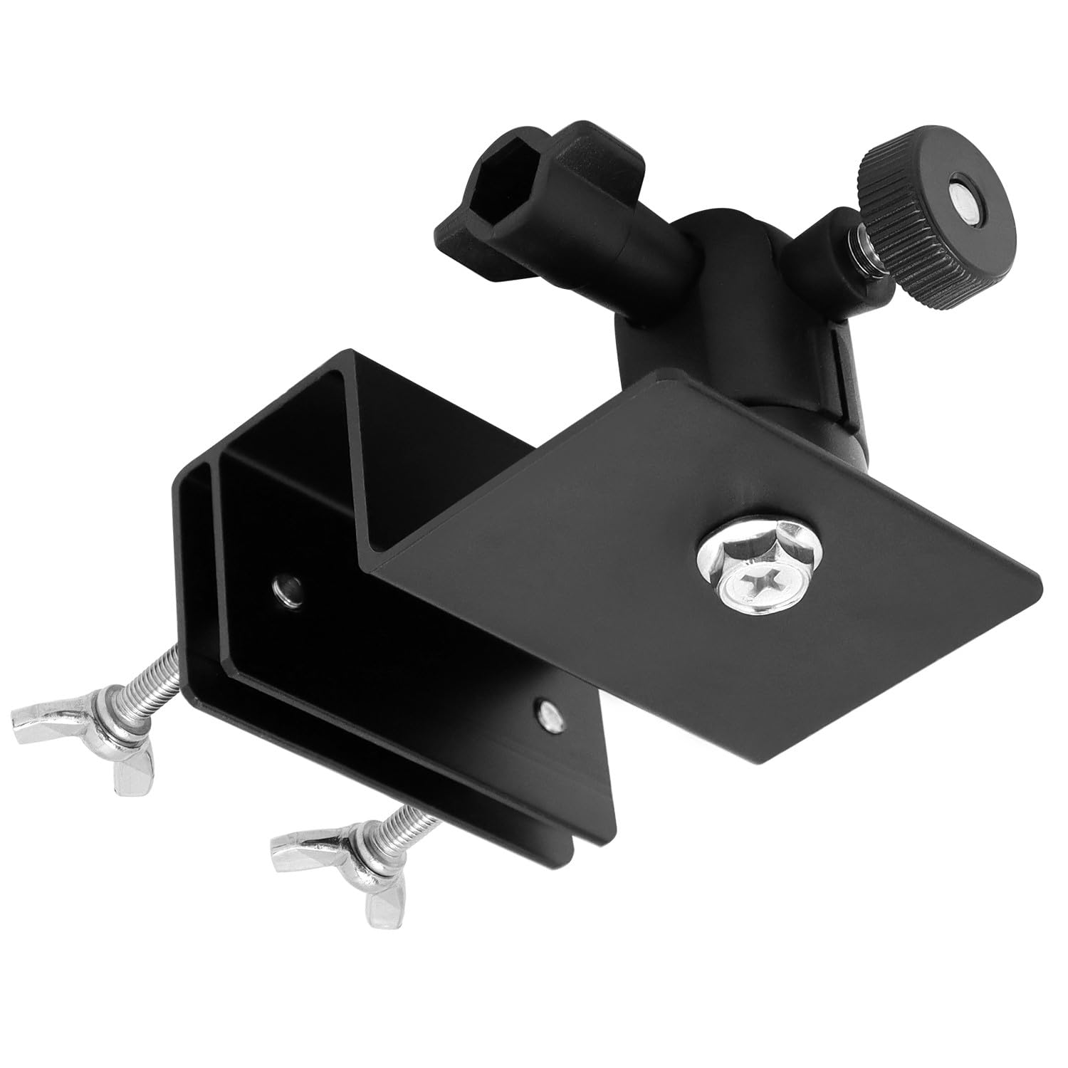 QWORK® Universal Camera Mount for Gutter - Compatible with Arlo/Blink Cameras - 360° Swivel & Tilt -with Screw Adapter - Image 4