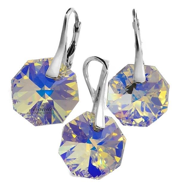 Boucles d'oreilles en argent sterling 925 certifiées Aurora pour femme