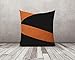 unknow Burnt Orange poduszka czarna poduszka pomarańczowa i czarna palona pomarańczowa poszewka na poduszkę dekoracja domu pomarańczowa poduszka