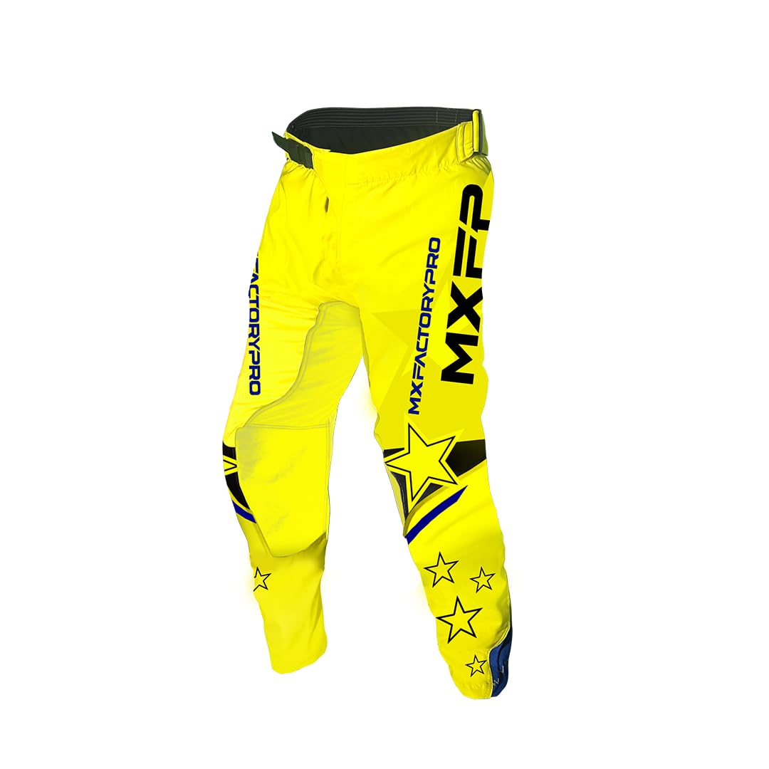 MX FACTORY PRO | Motocross Pants | Yellow/Black | Factory Edition | Motox