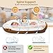 Baby Lounger for Newborn 0–24 Months – Soft Portable Baby Nest by DayTroche, Neutral Color, Cotton & Polyester, Breathable & Washable, Ideal for Baby Shower Gift