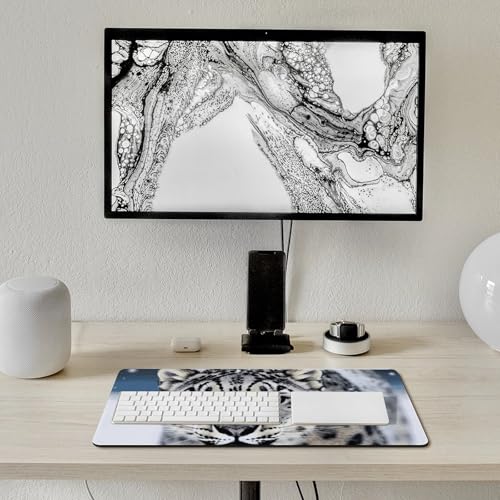 Mouse Pad RLDOBOFE Blanco Antideslizante 24x12 pulg miniatura 7
