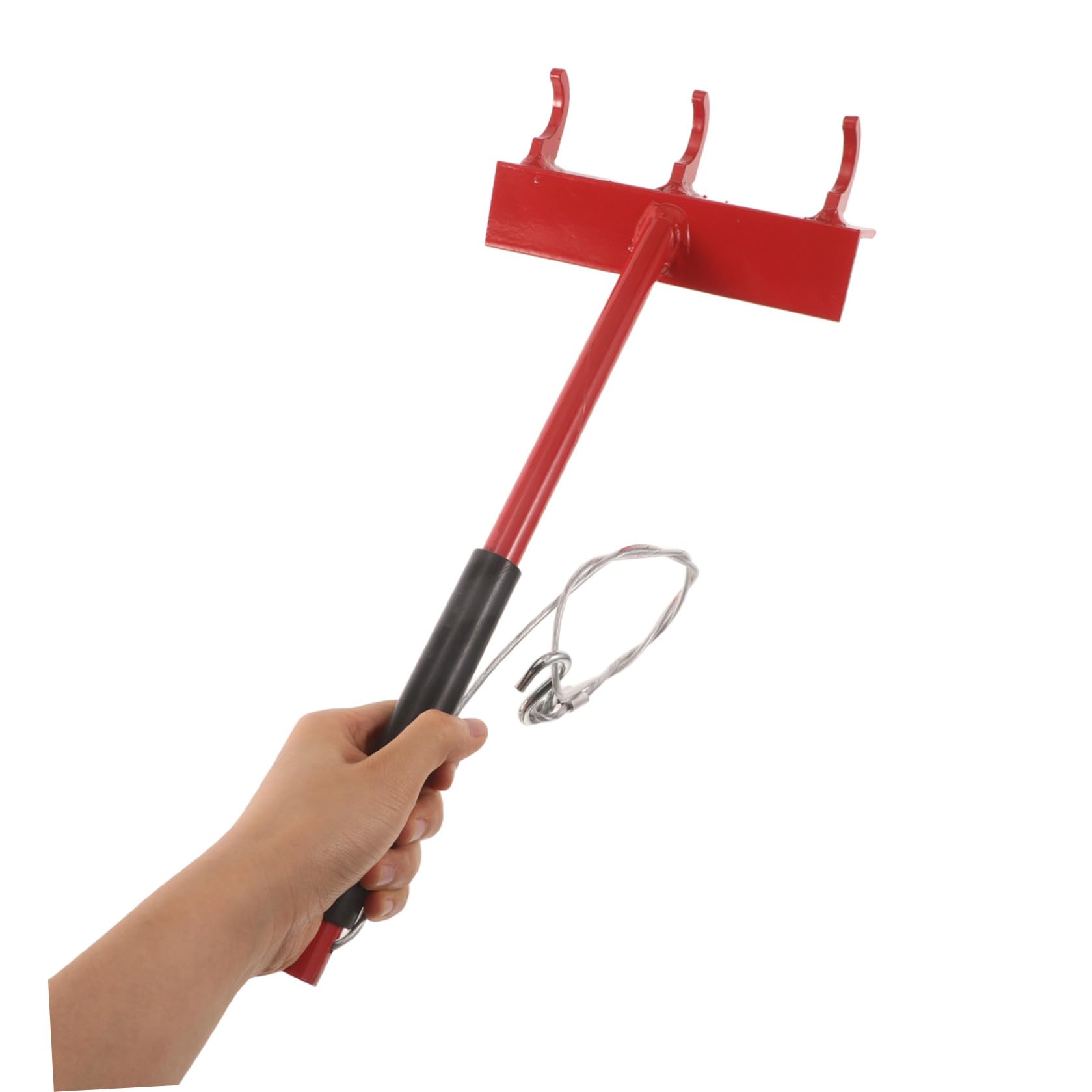 Toyvian Tendeur Réglage de Tension Lisse pour Grillage en Acier Inoxydable avec Crochet de Câble 28 Rouge Capacité de Traction 300 Lbs, pour Rénovation de Clôtures et Fermes