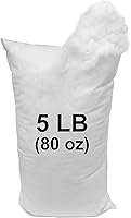 Vista 7 de Relleno de almohada Hometex (No fabricado en China) Bolsa de 3 LB 100% Relleno de fibra de poliéster de alto volumen