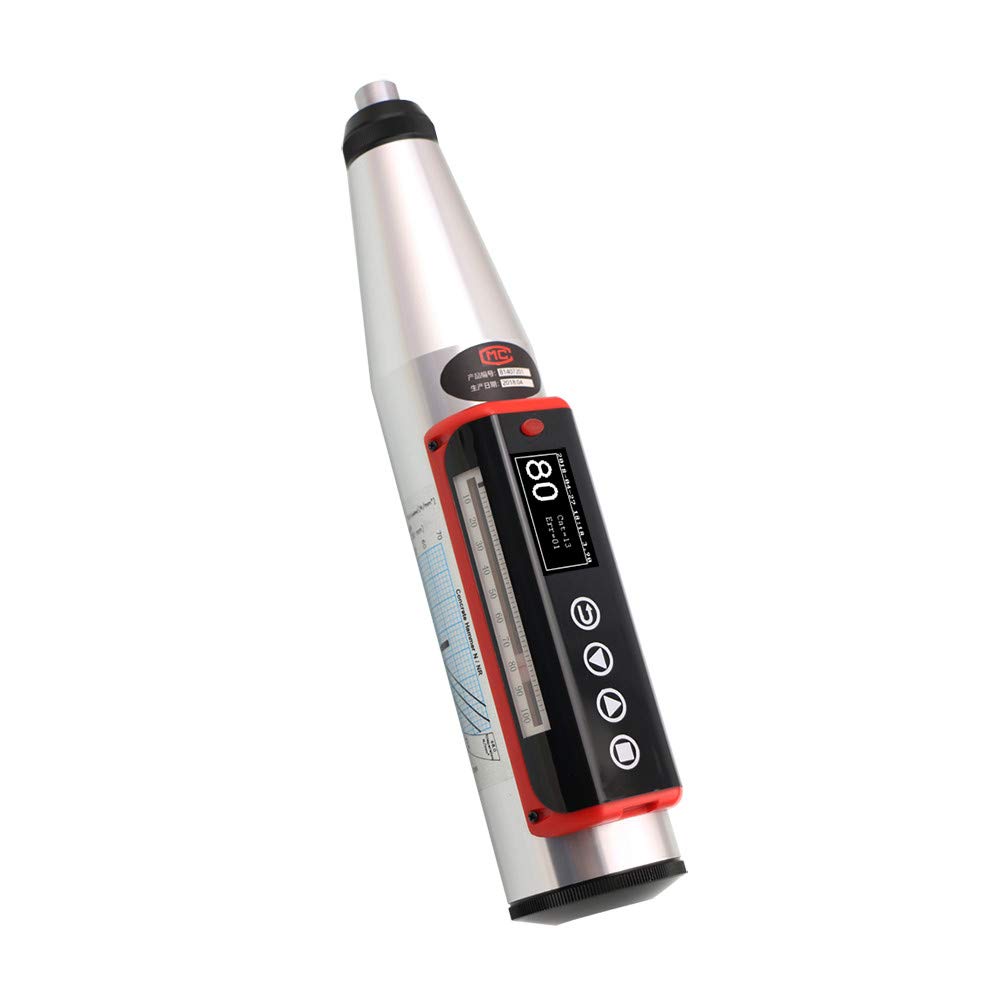 CGOLDENWALL HT-225Q Integriertes drahtloses digitales Hammerprüfgerät, Resiliometer, Beton-Rückprall-Test-Messgerät, Werkzeug mit USB-Schnittstelle, NDT-Test, Echtzeituhr, Kalenderfunktion