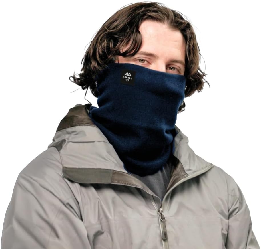 "Turtle's Neck" Neckwarmer Navy/One Size AD