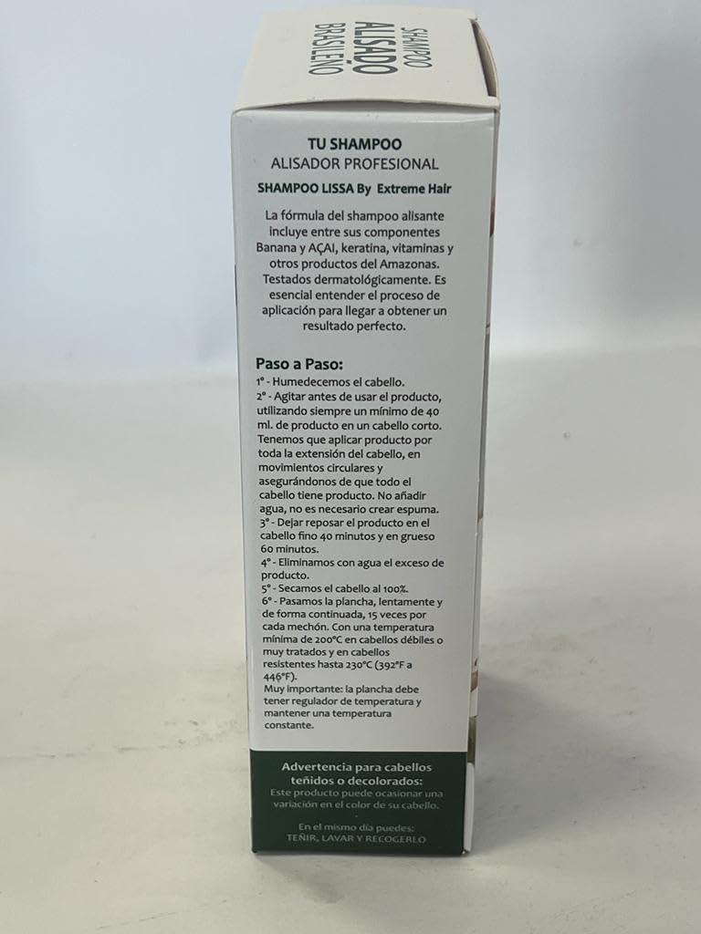 Lissa Lisciante brasiliano Nanoplastica Bionde Un passo NOVITÀ CHampu Lisciante 100 ml (non indossa Maschera di manutenzione)