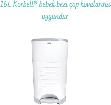 Bamm Bamm Kirli Bebek Bezi Çöp Kovaları İle Uyumlu Bebek Bezi Çöp Poşeti 3 paket