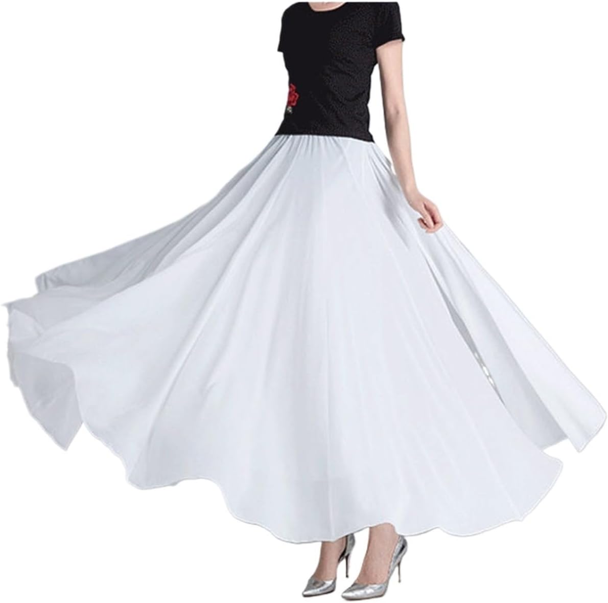 フォークダンス スカート プロバンス フランス ネイビー &模様 現地