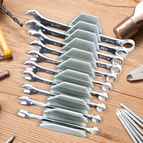 Organizador de llaves estuche de 10 ranuras con rack acoplable portátil 3