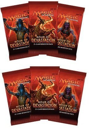 Magic the Gathering: Hour of Devastation - 6 Booster Packs (Preorder)