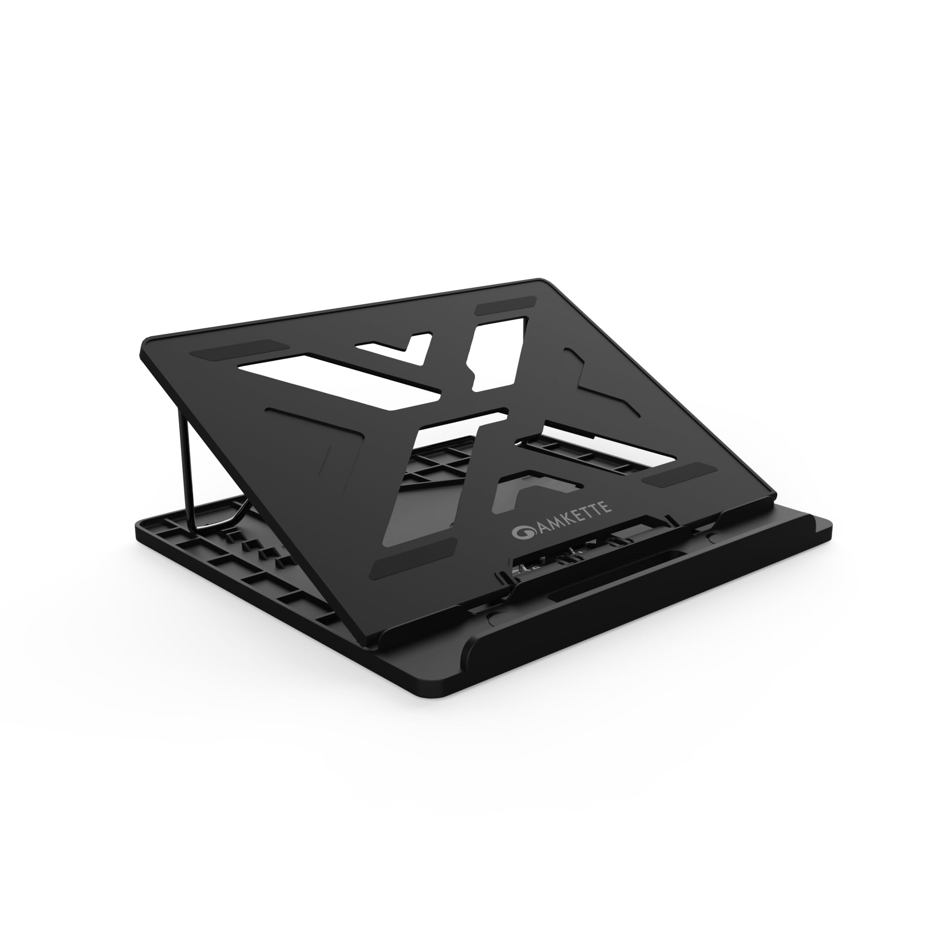 Amkette Ergo View Laptop Stand with 7 Adjustment Levels for laptops up to 39.62 cm (12 inch /13 inch /14.1 inch /15.6 inch) (Black)-image-35