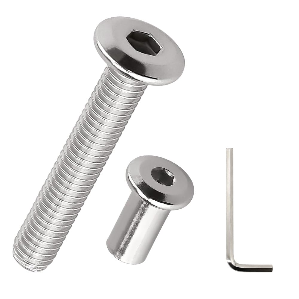 M6 Stainless Steel Binding Screws & Nuts - Black -9
