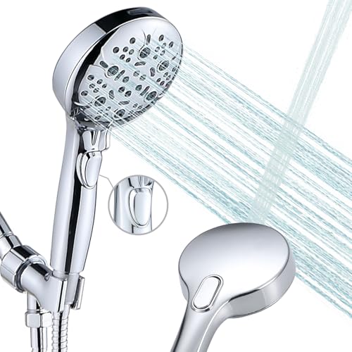 Ducha manual con manguera larga de 79 pulgadas, 7 modos miniatura 1