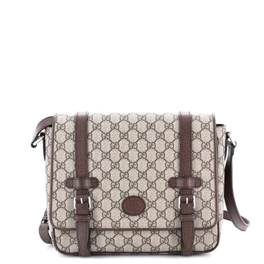How to put patches on messenger bag Gucci Pre-Loved Interlocking G Messenger Bag