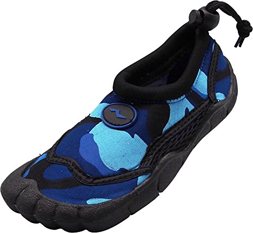 Image of NORTY Water Shoes for Boys and Girls - Swim Socks for Beach, Boat, and Pool - Skeletoe Barefoot Design - Cruise Ship Essentials for Kids - Hiking and Camping Footwear
