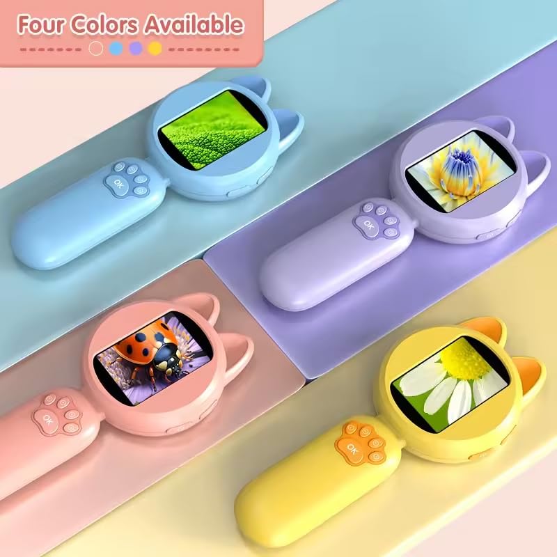 Image of Tobo 2-inch IPS Screen Magnifying Glass with Light, Coin Magnifier with White and UV Lights, 30X Magnifying Glass for Reading Windows /Mac (TD-1218IM)