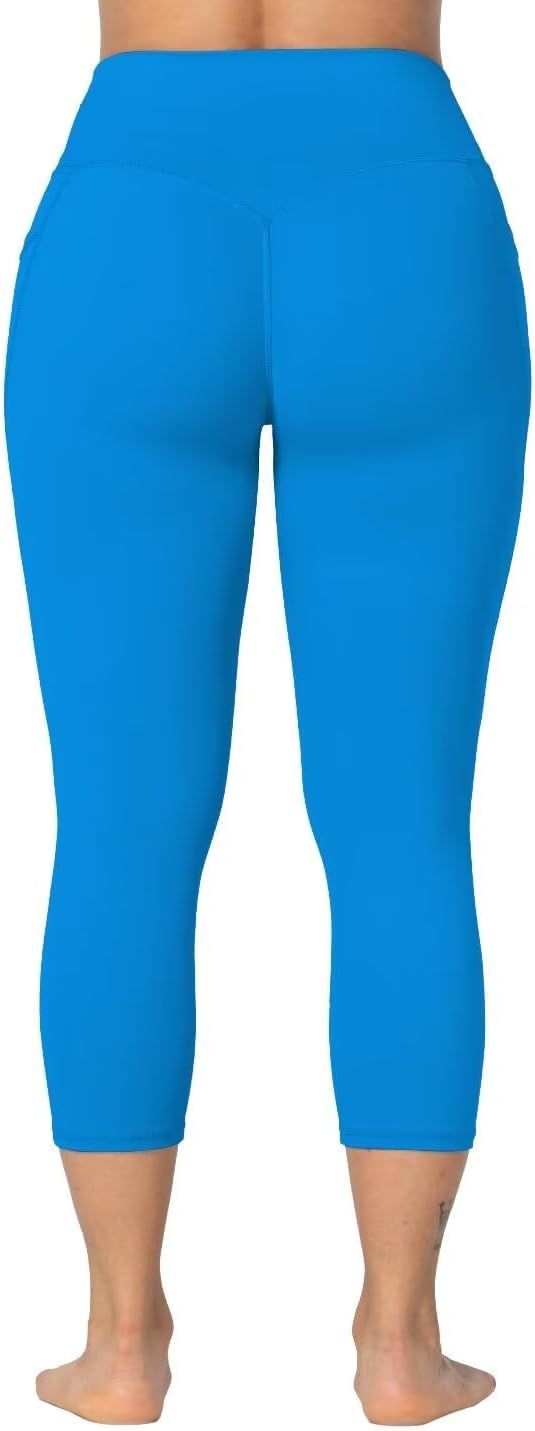 Sunzfly Invisible Butt Scrunch Workout Leggings with Pockets for Women, No Front Seam Gym Yoga Pants with Tummy Control - Image 2