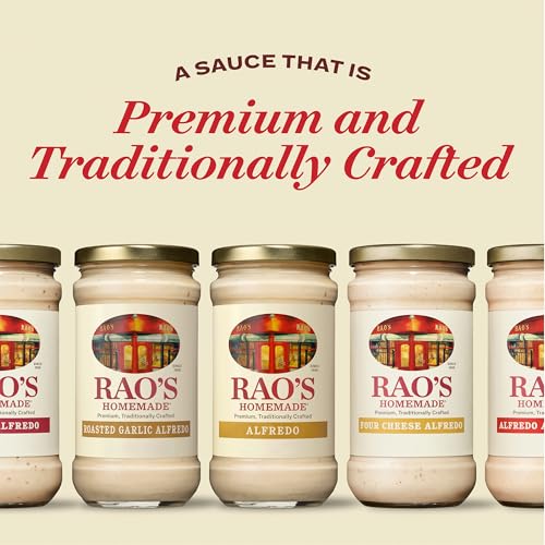 Image of Rao's Homemade Alfredo Arrabbiata Sauce, 15 oz, Pasta Sauce, Premium Quality Blend of Parmesan & Romano Cheese, Rich and Creamy with a Kick of Heat (Pack of 2)