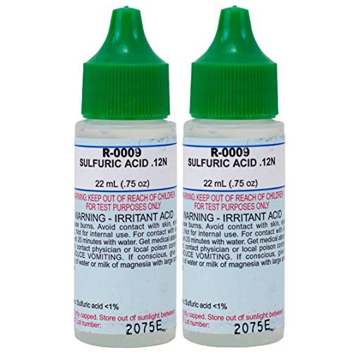 Taylor R-0009 Sulphuric Acid .12N (3/4 oz) (2 Pack)