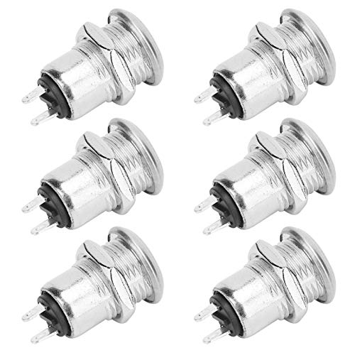 Fdit Interruptor de Encendido/apagado de la Tecla con un Tamaño Pequeño para Cambiar la Computadora, 10 Pc Block para Controles de Acceso, a Mano para Usar