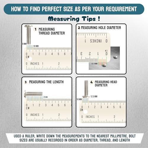 Image of By VP INDUSTRIES (Pcs-25) M5x30 mm Allen JCB Flat Head Screw Nickel Finish | Allen Key Furniture Bolt Fastener for Crib, Bunk Bed, Cot & Barrel Bolt Fittings