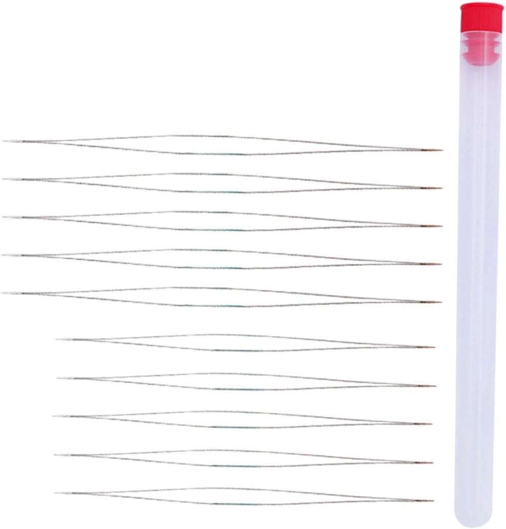 SOLUSTRE Practical Stainless Steel Beading Needles DIY Sewing Tool for Hand Bracelet Weaving Jewelry Making Manual Craft