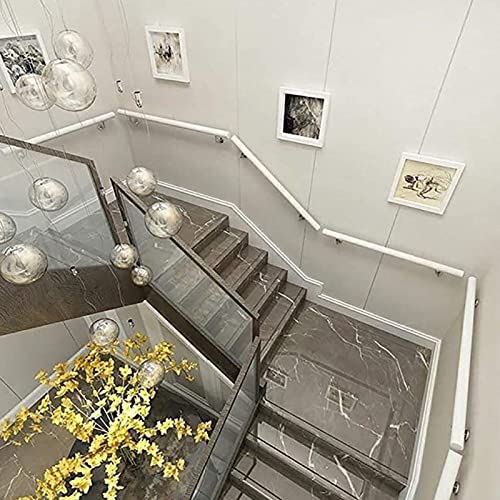 Rambarde d'escalier en bois mural de 30 cm à 6 m avec support - 5