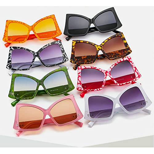 COTIA Oversized Butterfly Cat Eye Sunglasses Women Men Trends Punk Gradient Sun Glasses Unique Irregular Eyeglasse3