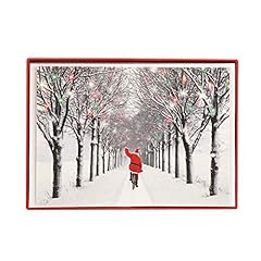 Santa Playing in Snow