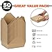 Fit Meal Prep 50 Pack 54 Oz Paper Food Containers to Go Boxes for Food Take Out - Microwaveable & Leakproof
